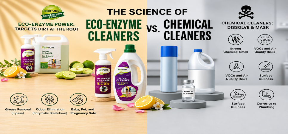 Are Eco-Enzyme Cleaners as Effective as Chemical Cleaners? The Science Behind Performance