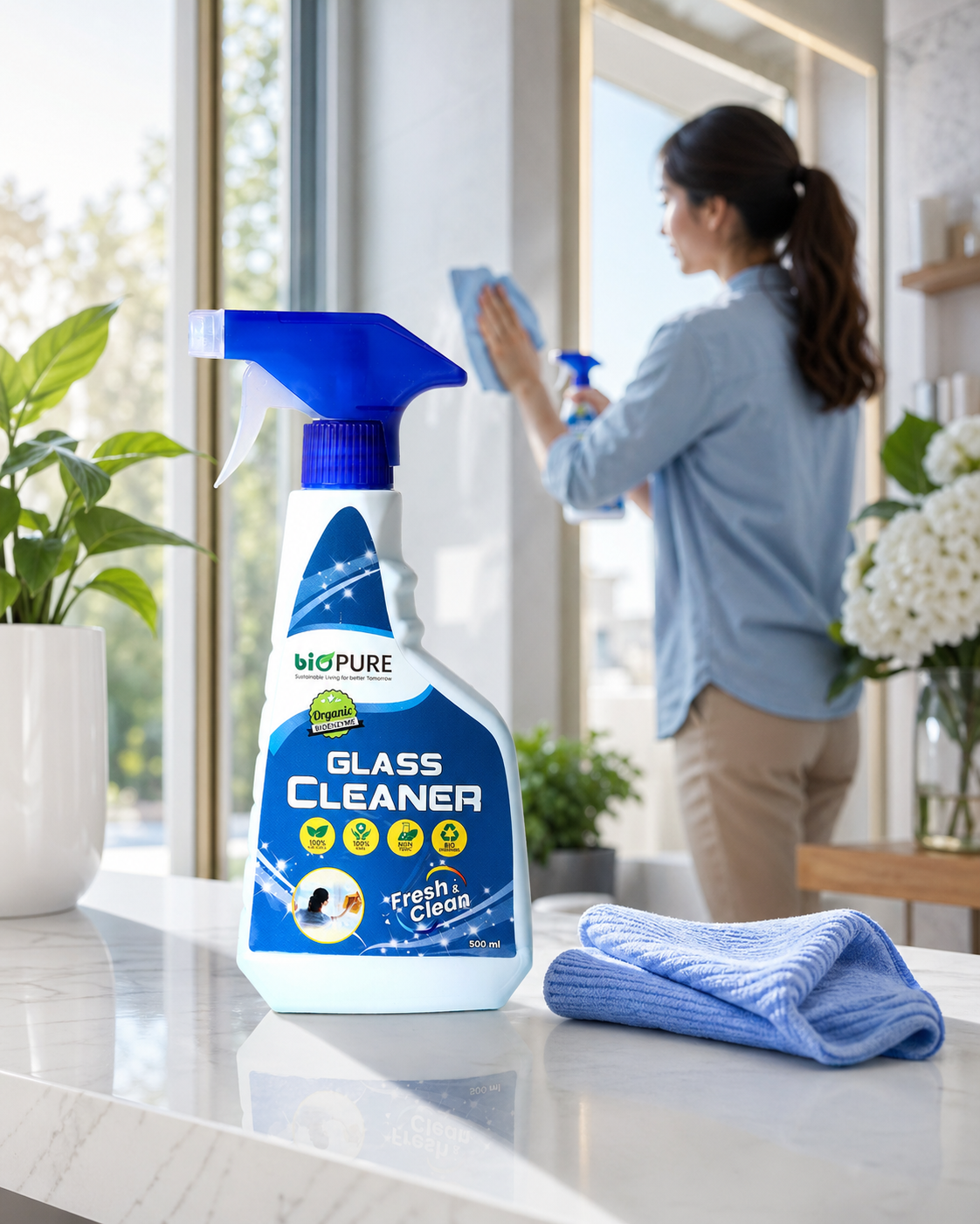 BioPure Glass Cleaner Spray